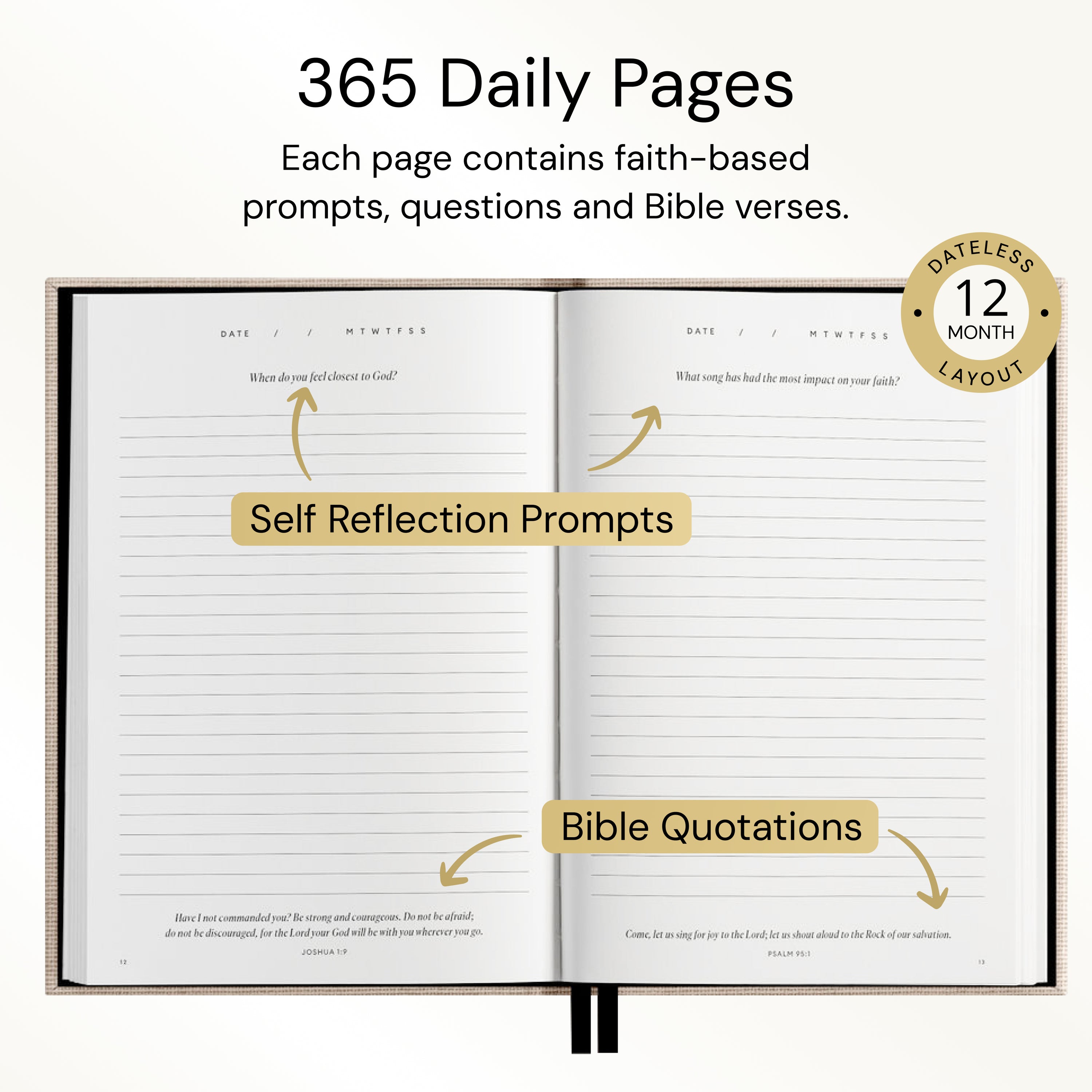 365 Days Of Faith Notebook