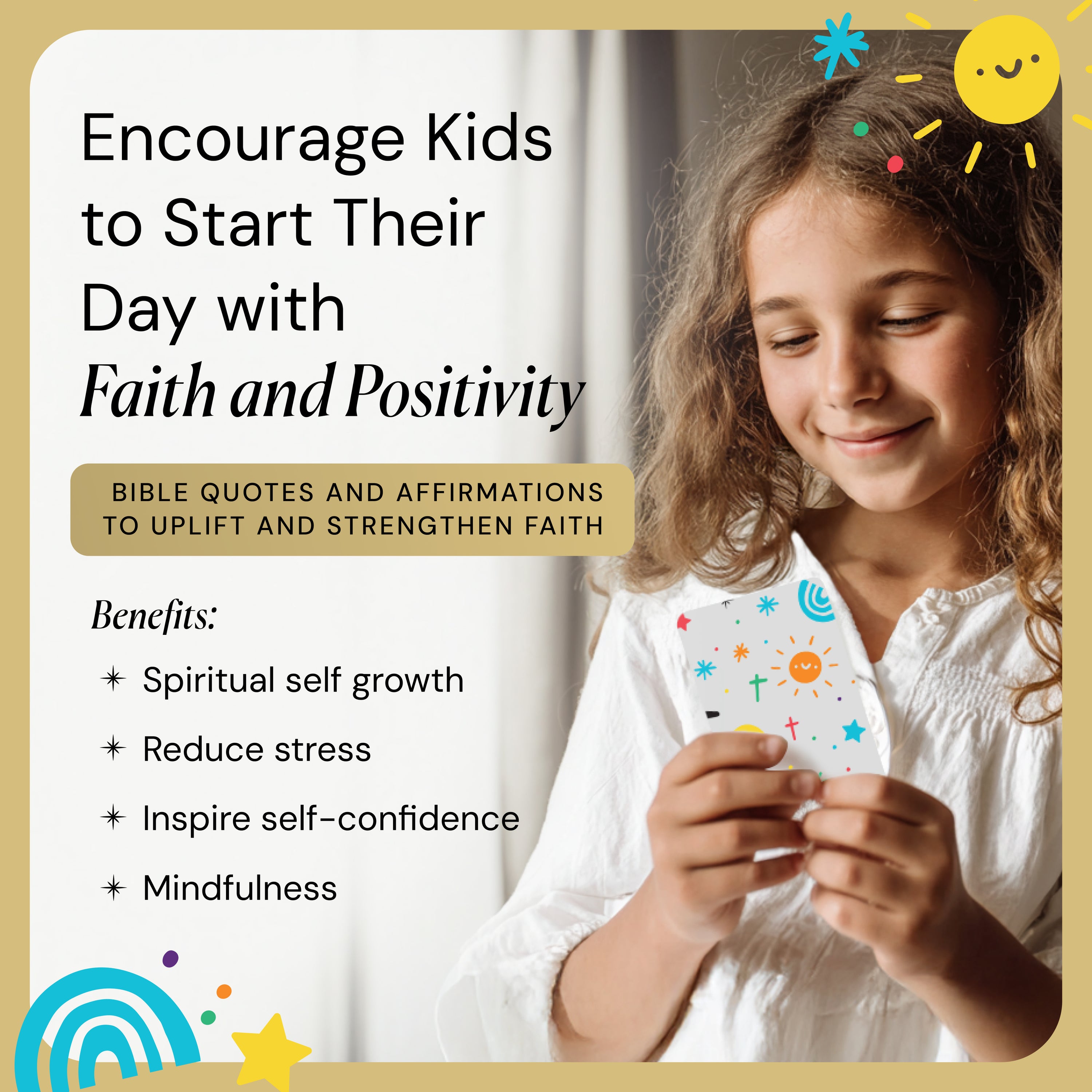 Kids Christian Affirmation Deck