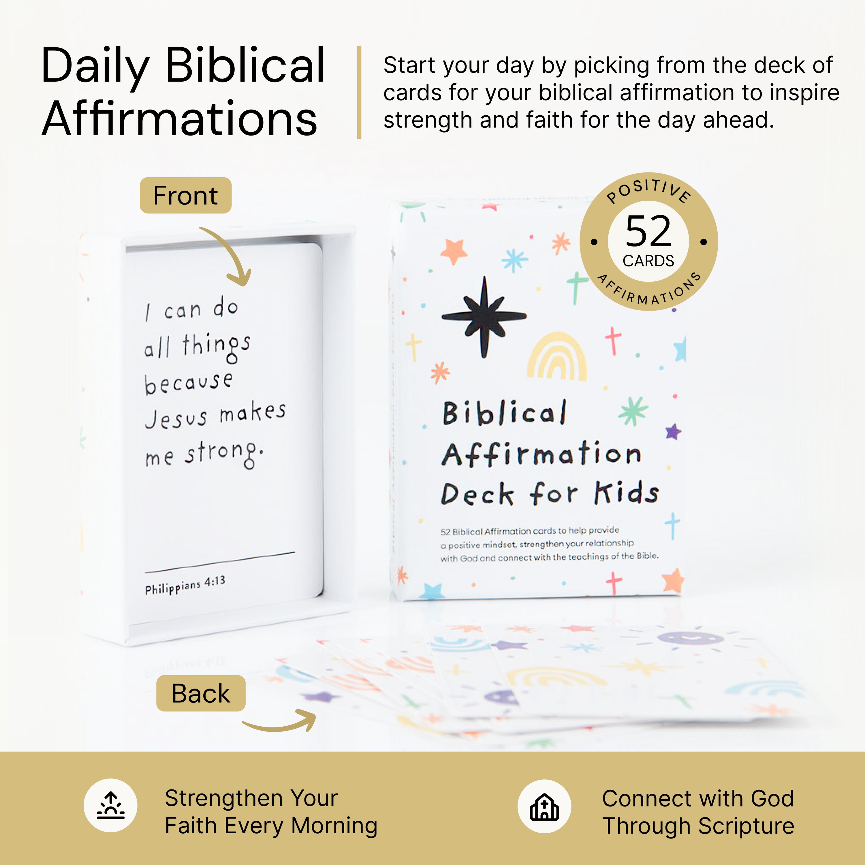 Kids Christian Affirmation Deck