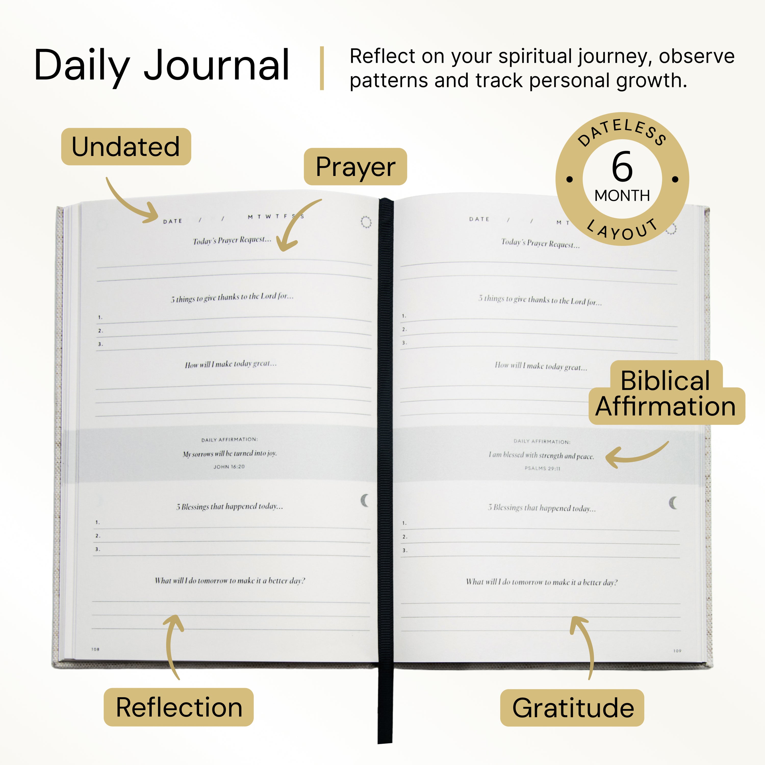Daily Prayer & Gratitude Journal