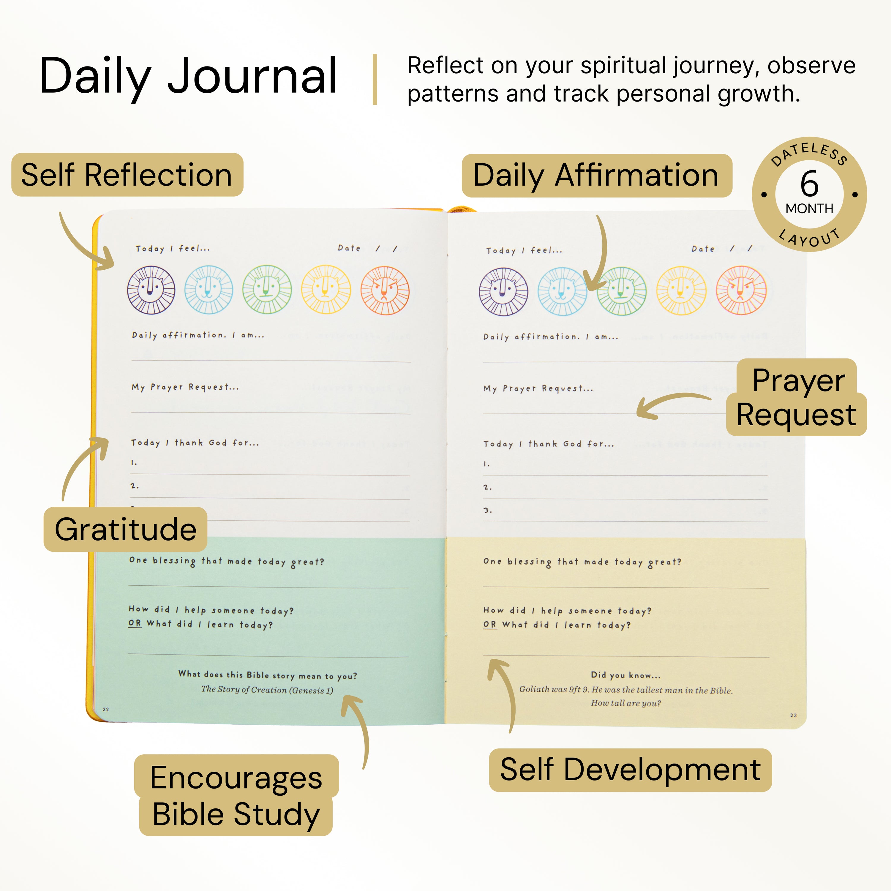 Daily Prayer & Gratitude Journal For Children